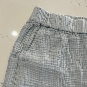 Light blue Madewell shorts